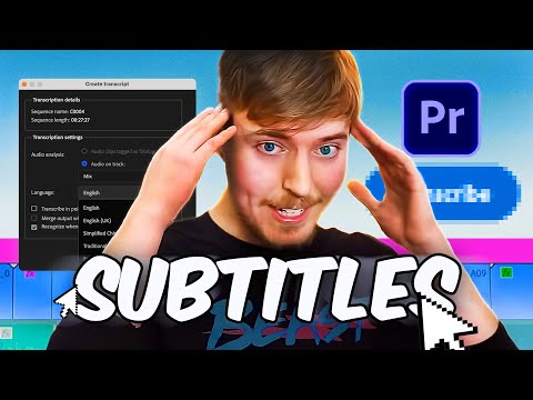 How to Create ANIMATED Subtitles! (Premiere Pro Tutorial)