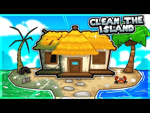 I took this trash island to a tropical oasis