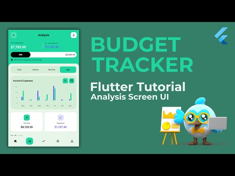 Build a STUNNING Budget Tracker Analysis Screen in Flutter!