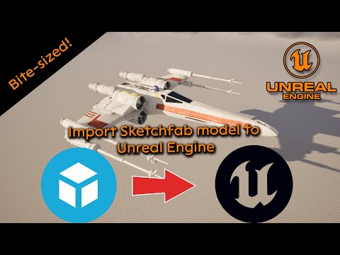 Import Sketchfab models (Bite sized) - Unreal Engine 5