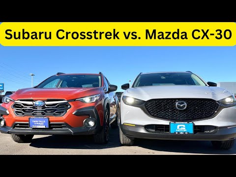 2025 Mazda CX-30 vs. 2025 Subaru Crosstrek | Side-by-Side Comparison Review