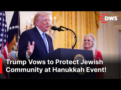 HISTORIC REMARKS: Donald Trump Pledges Support to Jewish Americans at Hanukkah Celebration | AC1Z