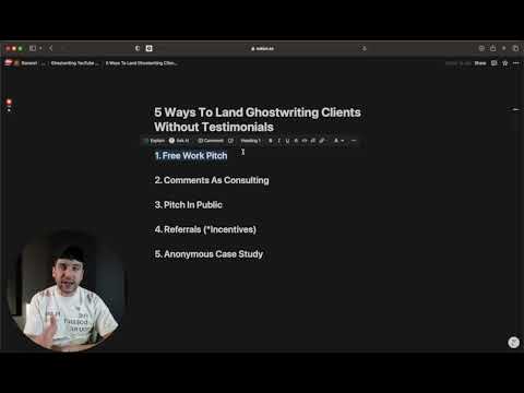 5 Ways To Land Ghostwriting Clients Without Testimonials