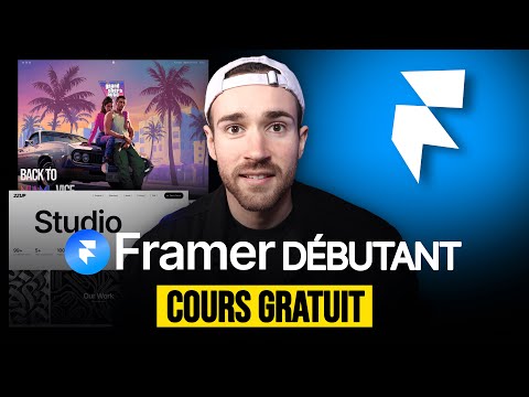 Faire un site web animé en no-code sur Framer facilement - Cours débutant en français et gratuit