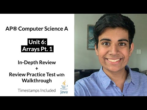 APCS Unit 6 (Part 1): Arrays In-Depth Review and Practice Test | AP Computer Science A