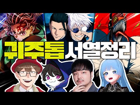 '귀주톱' 중 제일 잘 만든 애니메이션은?! 【애니 토론회: 귀주톱편】