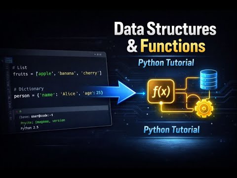 Data structures and Functions in python || chatbot in python