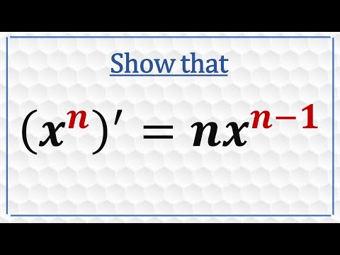 A 'proof' of the power rule