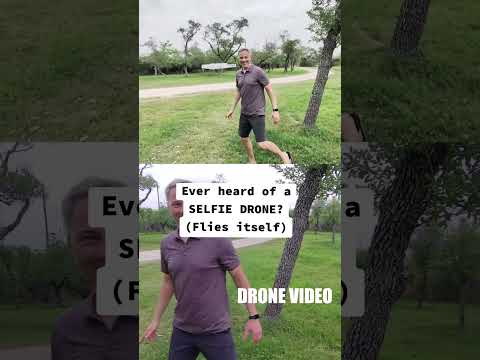 Selfie drone flies itself! No controller needed. So. Much. Fun! #drone #hover #selfie #tech