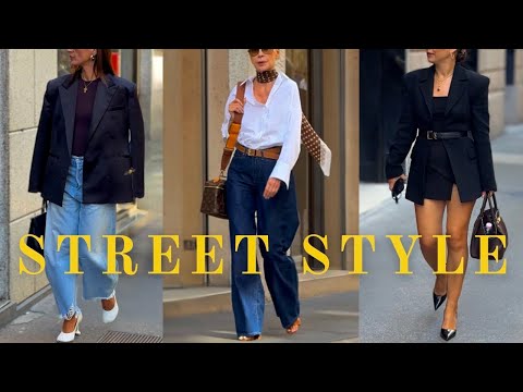 Iconic Street Style Moments and Fall Outfits from the Heart of Milan•Bold Colors and Must-Try Styles