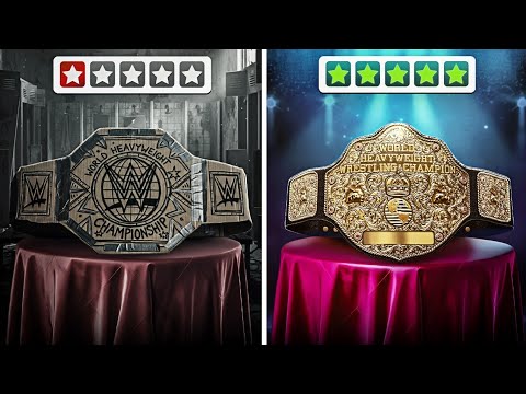 Best vs Worst WWE Championship Belts