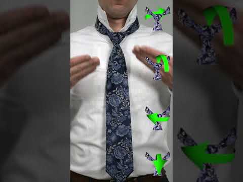 How to Tie a Half Windsor Knot [vertical video]