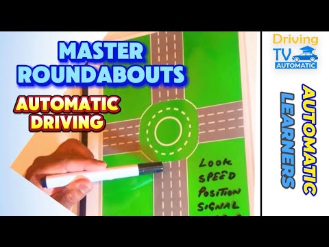 Master Roundabouts In An Automatic Car | Full Driving Lesson In Roundabouts For Automatic Learners