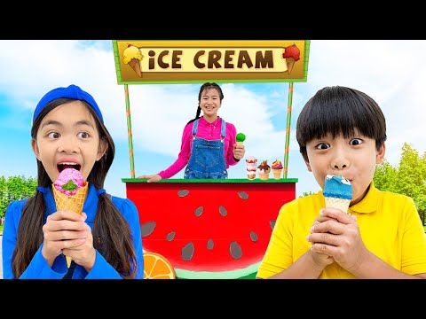 Eric and Charlotte Ice Cream and Fruit Friendship Adventure