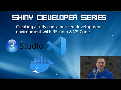 Fully containerized R dev environment with Docker, RStudio, and VS-Code