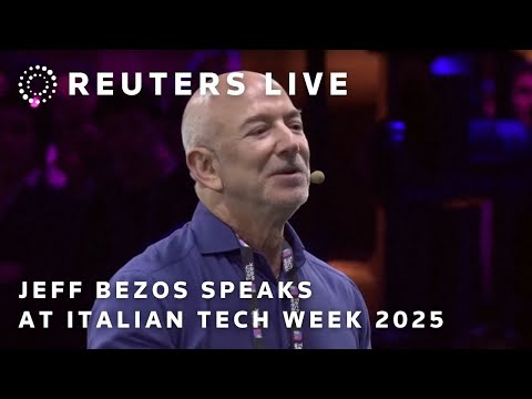 LIVE: Jeff Bezos speaks at Italian Tech Week 2025