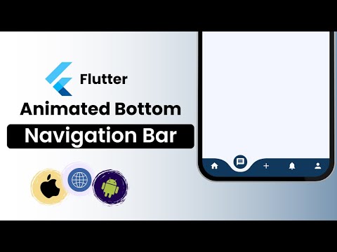 Curved Bottom Navigation Bar | Animated Bottom Navigation Bar