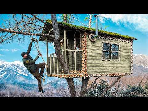 2 Hours of Survival in the Wild: Bushcraft Builds, Rainy Nights & Mountain Shelter Compilation