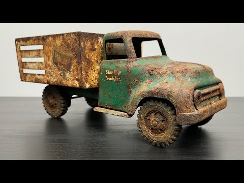 Vintage 1954 Tonka Star-Kist Tuna Truck Restoration