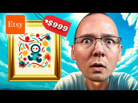 I Found the MOST Lucrative AI Art Niche to Sell on Etsy