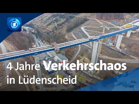 A45 in Nordrhein-Westfalen: Rahmedetalbrücke bei Lüdenscheid wird eröffnet