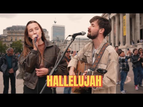 She JOINED to Sing ‘Hallelujah’ and the Whole Street STOPPED to Listen | Leonard Cohen - Hallelujah