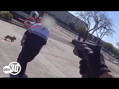 Woman shot in the head by Fresno police officer while holding knife to innocent bystander: Chief