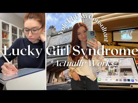 ✨Attempting the Lucky/Delusional Girl Trend for a Week of Productivity | PhD Student & Consultant