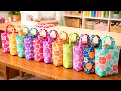 Great Idea For Sewing Cute and Incredibly Easy Gift Bag 🎁 Amazing Gift Sewing Ideas 👜
