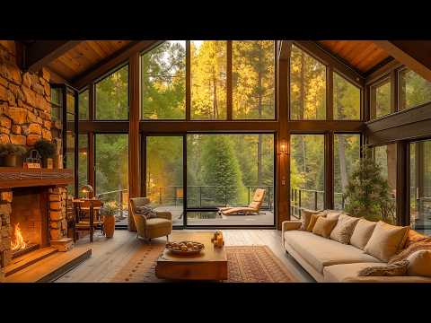 Relaxing Morning Jazz ☕ Soft Jazz Music In Cozy House Ambience For Work & Study