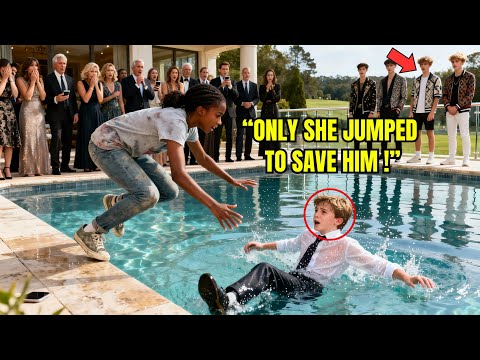 Billionaire’s Autistic Son Was Pushed Into the Pool — Until a Black Girl Did the Unthinkable