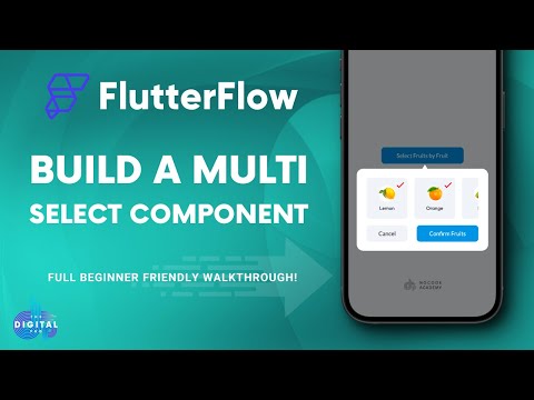 #FlutterFlow - Build a Multi Select Component with Callback Parameters
