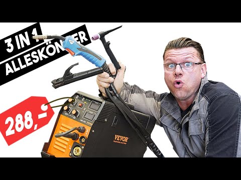 288 Euro Schweißgerät! Soll alles können? MAG WIG und Elektrode