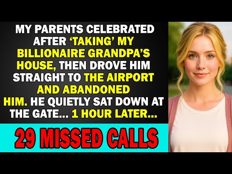 My Parents Left My Billionaire Grandpa at the Airport After ‘Taking’His House,But the Deed He Signed