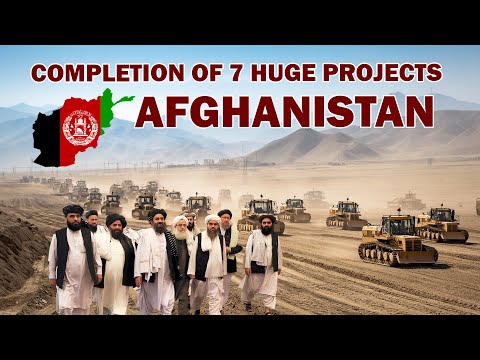 Completion of 7 huge projects in eastern Afghanistan.