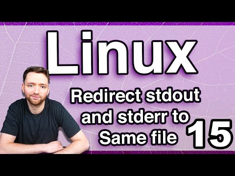 Redirect stdout and stderr to Same file - Linux Tutorial 15