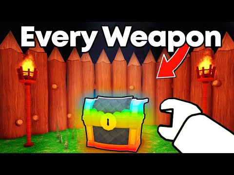 I Collected the RAREST WEAPONS in 99 Nights in the Forest!