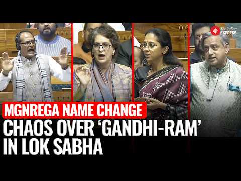 Opposition Slams VB–G RAM G Bill, Objects to Removal of Gandhi’s Name From MGNREGA
