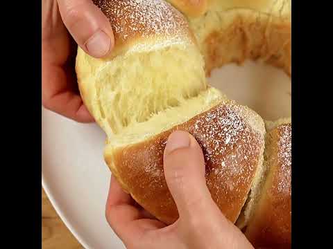 Softest brioche I have ever made - with a hidden SURPRISE #breadrecipes #sweetbread #bread