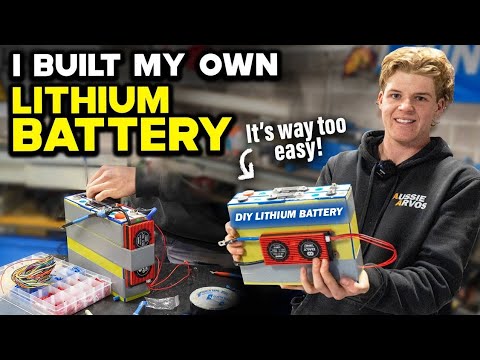 BUILDING my own LITHIUM BATTERY from SCRATCH!