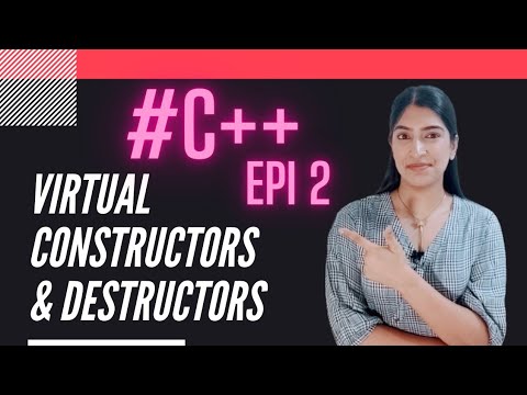 Virtual Constructors & Destructors explained in Easiest Way! Most confusing C++ Interview Question!