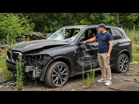 WRECKED Brand New BMW X5L (3,000 KM) With a BROKEN A-Pillar! | Full Structural Rebuild