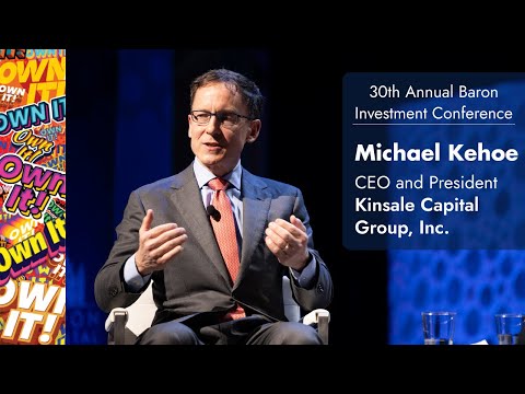Kinsale Capital Group CEO Michael Kehoe at the 30th Annual Baron Investment Conference
