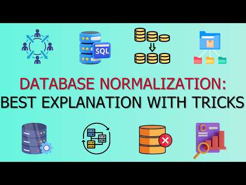 Database Normalization Simplified! Best Explanation, Real World Examples, High Quality