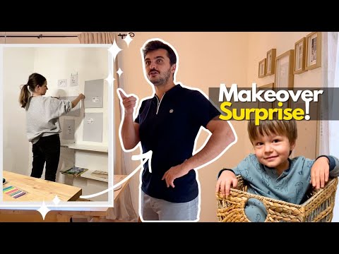 I Surprised My Husband With a Home Makeover While He Was Away 😳🏡✨