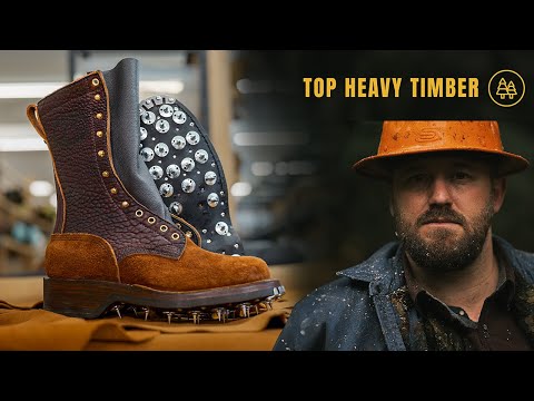 Building Spiked Caulk Boots for an Extreme Logger