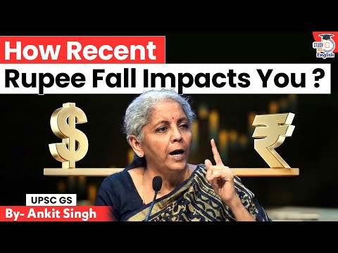 Rupee at Record Low: What It Means for Inflation, Imports & More | Ankit Singh | StudyIQ IAS English
