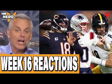 NFL Week 16 REACTION: Patriots & Bears Super Bowl? Aaron Rodgers, Cowboys | Colin Cowherd: THE HERD