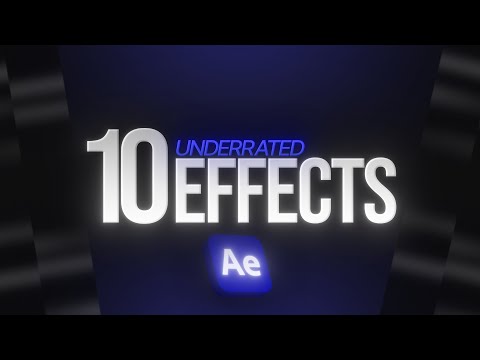 10 Effects You MUST Know. (After Effects Tutorial)