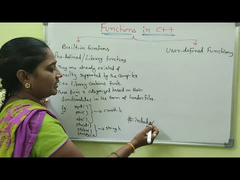 CPP|| Functions in C++||CPP Both in Telugu And English || Telugu Scit Tutorials